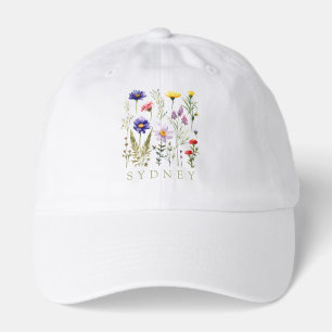  Wildflower Personalized Name Hat