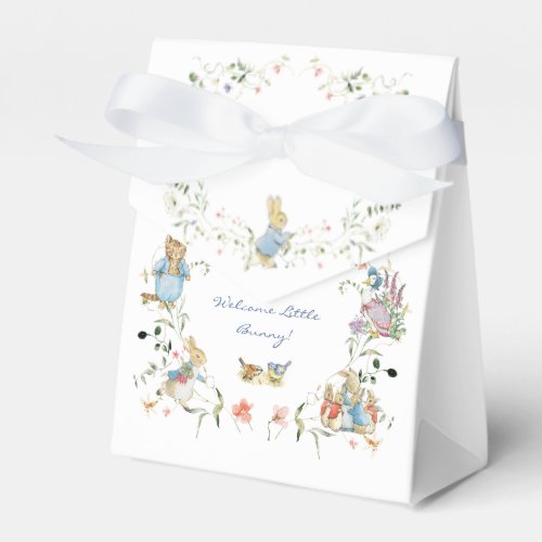 Wildflower Peter the Rabbit Baby Shower  Favor Boxes