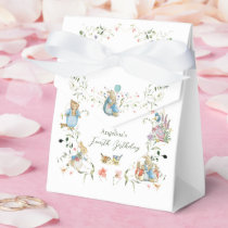 Wildflower Peter the Rabbit Birthday Favor Boxes