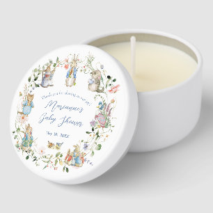 Wildflower Peter the Rabbit Paper Mini Candle Favors