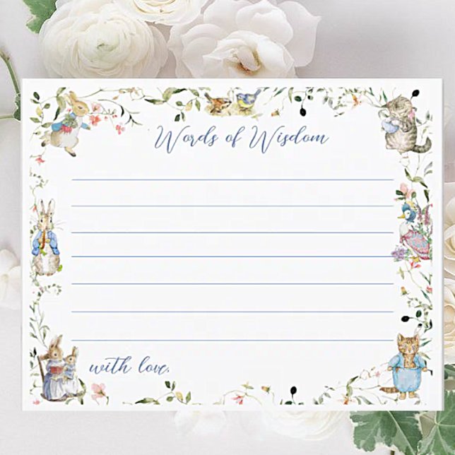 Wildflower Peter the Rabbit Words of Wisdom Advice (Creator Uploaded)