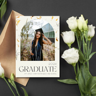 Wildflower Photo High School Graduation Party Announcement
