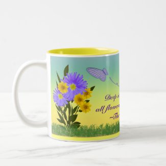 Wildflower Photos and Violet Gingham Butterflies