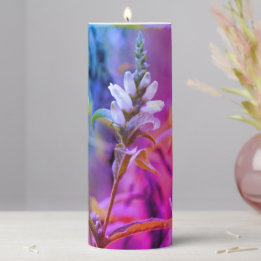 Wildflower Pillar Candle