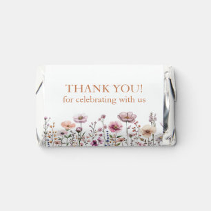 Wildflower Pink Baby Shower Hershey’s Miniatures W Hershey's Miniatures