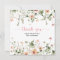 Wildflower Pink Bridal Shower Thank You Card