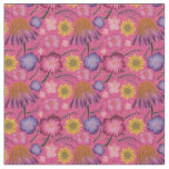 Wildflower Pink Floral Pattern Fabric