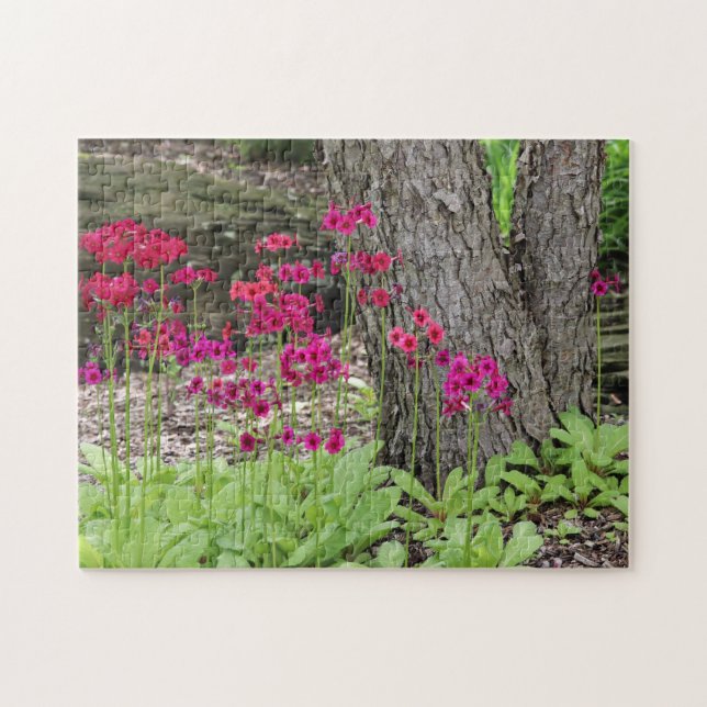 Wildflower Pink Primrose Photograph Jigsaw Puzzle (Horizontal)