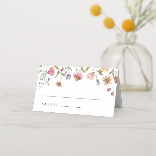 Wildflower Place Cards