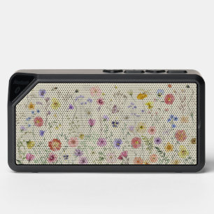 Wildflower Pressed Flowers Watercolor Floral Bluetooth Speaker