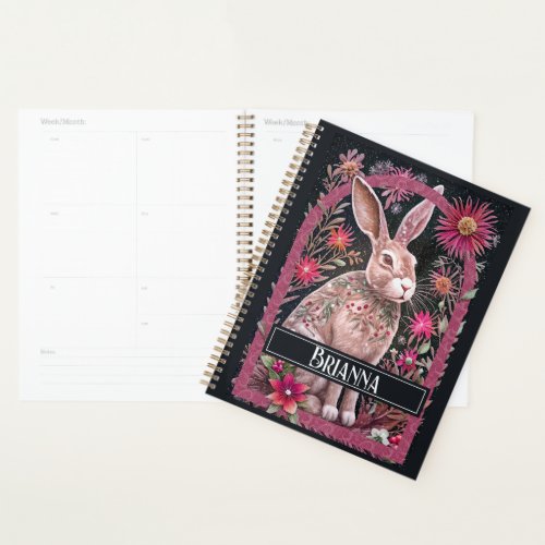 Wildflower Rabbit  Planner