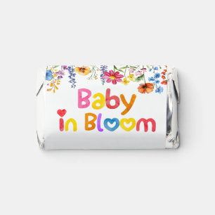 Wildflower Rainbow Baby in Bloom Baby Shower Candy Hershey's Miniatures
