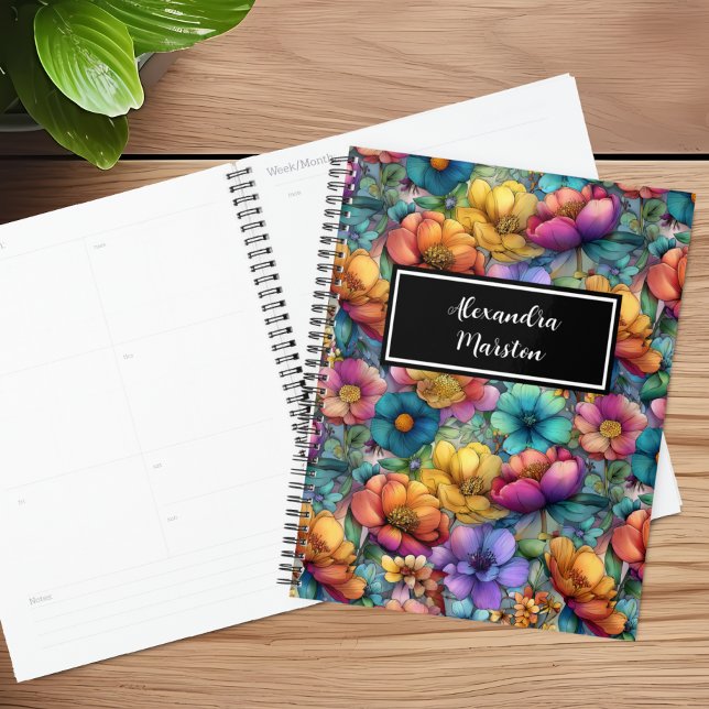Wildflower Rainbow Customizable Planner (Creator Uploaded)