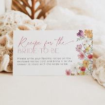 Wildflower Recipe for the Bride Request Love Bloom