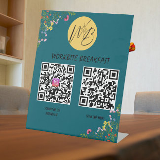 Wildflower Restaurant Menu, Instagram Qr Code Pedestal Sign