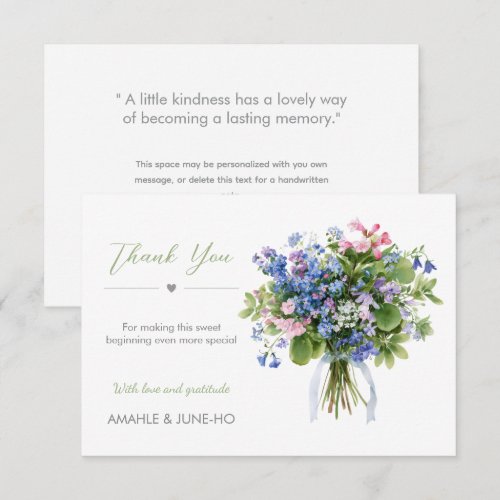 Wildflower Reverie | Thank You Note Card