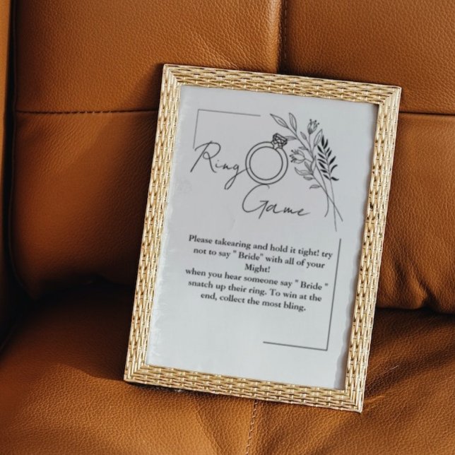 Wildflower ring game don't say bride  poster (Creator Uploaded)