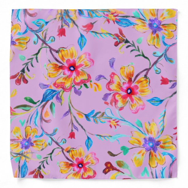 Wildflower Riot Bandana (Front)