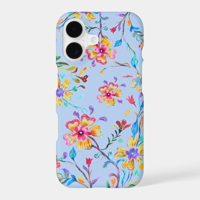 Wildflower Riot Case-Mate iPhone Case (Back)