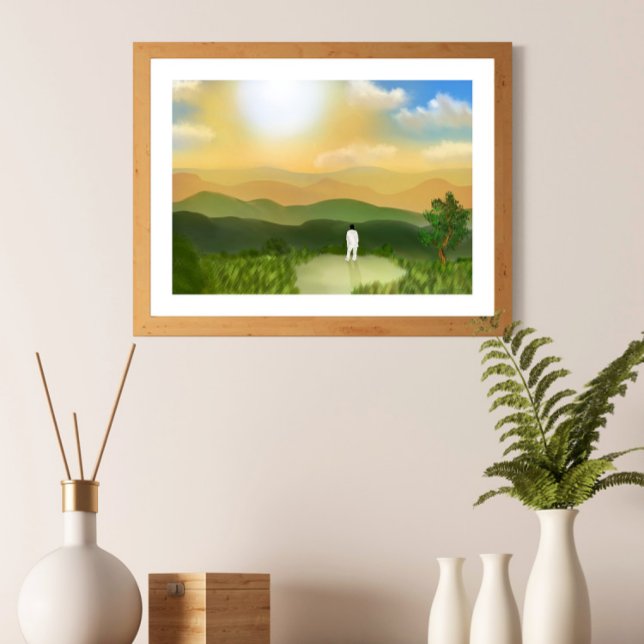 Wildflower RM Namjoon Indigo BTS Wall Art (Creator Uploaded)