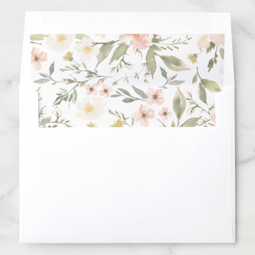 WildFlower Romance Envelope Liner