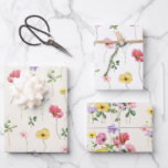 Wildflower Rustic Chic Floral Boho Country Wedding Wrapping Paper Sheets<br><div class="desc">Celebrate your love story with this elegant floral wedding wrapping paper sheet featuring a charming watercolor wild flower design and modern calligraphy script. Perfect for a garden wedding, outdoor ceremony, or rustic boho celebration, this design blends whimsical floral elements with timeless elegance. Ideal for summer or spring weddings, the vibrant...</div>