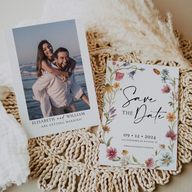 Wildflower Save the Date Invitation (Creator Uploaded)