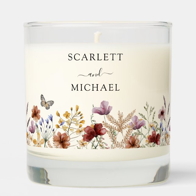 Wildflower Scented Candle (Front)