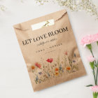 Wildflower Seeds Wedding Favor Bag