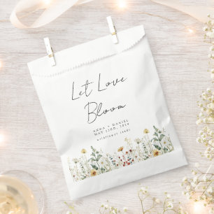 Wildflower Seeds Wedding Favor Bag