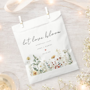 Wildflower Seeds Wedding Favor Bag