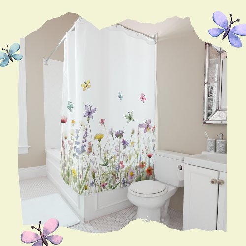 Wildflower Shower Curtain