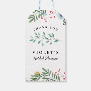 Wildflower Shower Favor Tags
