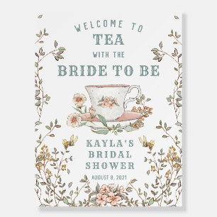 Wildflower  Shower Welcome Foam board Poster