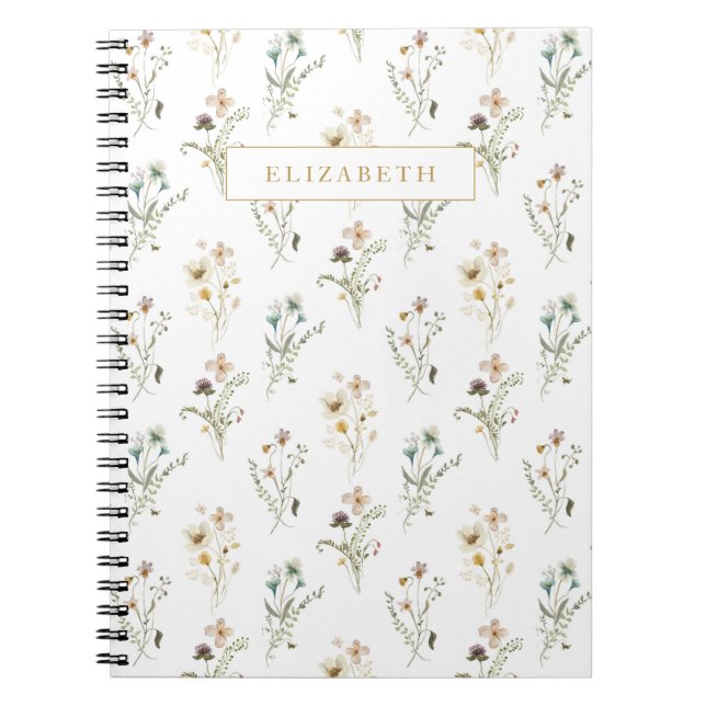 Wildflower Spiral Photo Notebook (Front)