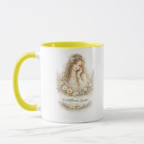 Wildflower Spirit Angel Mug