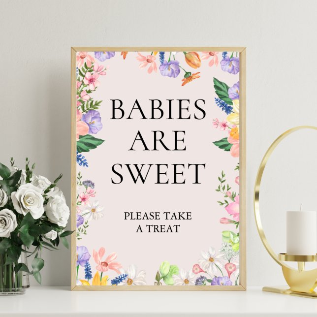Wildflower Spring  Babies are Sweet Sign (Creator Uploaded)