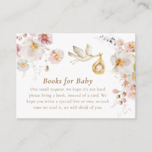 Wildflower Spring Garden Books Request Enclosure Card