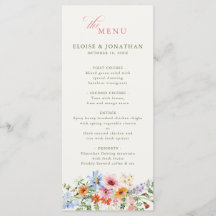 Wildflower Spring Meadow Garden Rustic Wedding