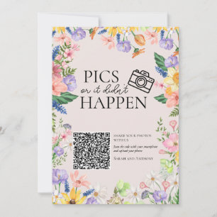 Wildflower Spring Pics or it Didn't Happen Card