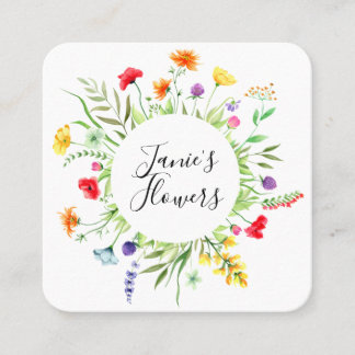 Wildflower Square Business Card