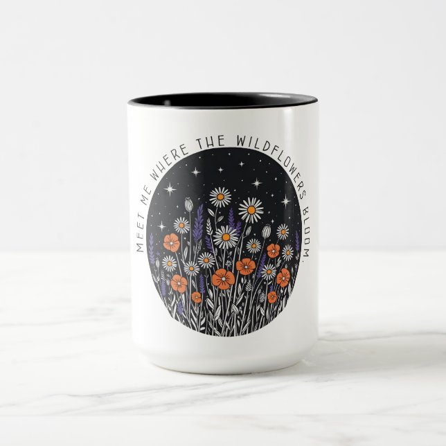 Wildflower Starry Sky Mug (Center)