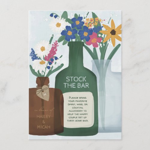 Wildflower Stock the Bar Enclosure Card