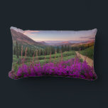 Wildflower Sunrise | Crested Butte, Colorado Lumbar Pillow<br><div class="desc">This photo features reddish-purple fireweed wildflowers in a mountain setting at sunrise.</div>