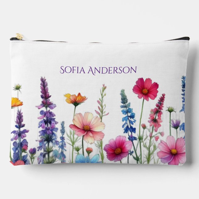 Wildflower Symphony- Accessory Pouch (Front)