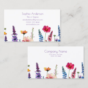 Wildflower Symphony-Business Cards