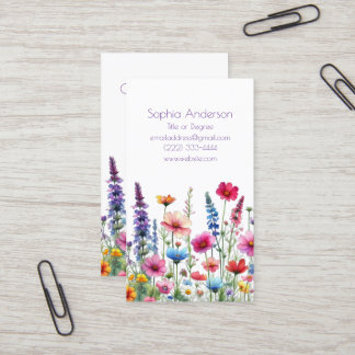 Wildflower Symphony-Business Cards