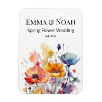 Wildflower Symphony: Colorful Spring Watercolor