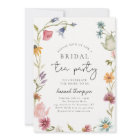 Wildflower Tea Bridal Shower Invitation