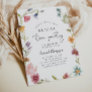 Wildflower Tea Bridal Shower Invitation
